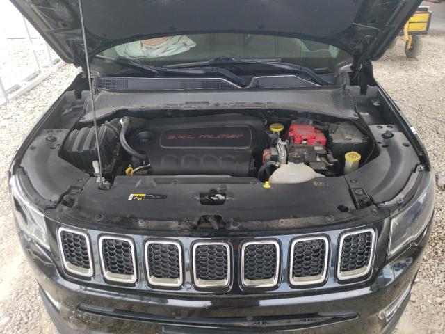 3C4NJDCBXMT599196 - 2021 JEEP COMPASS LIMITED BLACK photo 12