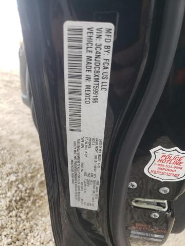 3C4NJDCBXMT599196 - 2021 JEEP COMPASS LIMITED BLACK photo 13