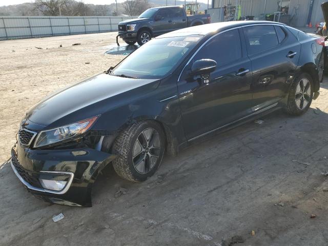 KNAGM4AD4D5047341 - 2013 KIA OPTIMA HYBRID BLACK photo 1