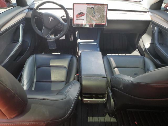 5YJ3E1EA3MF992101 - 2021 TESLA MODEL 3 RED photo 8