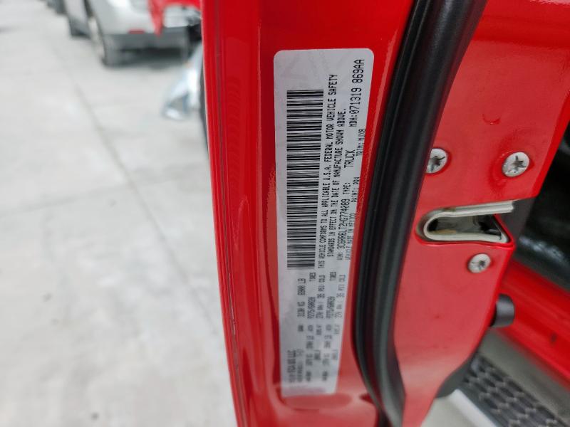 3C6RR6LT2HG774089 - 2017 RAM 1500 SLT 红色 照片 13