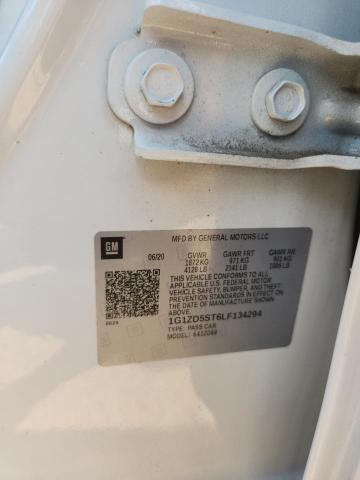 1G1ZD5ST6LF134294 - 2020 CHEVROLET MALIBU LT WHITE photo 12