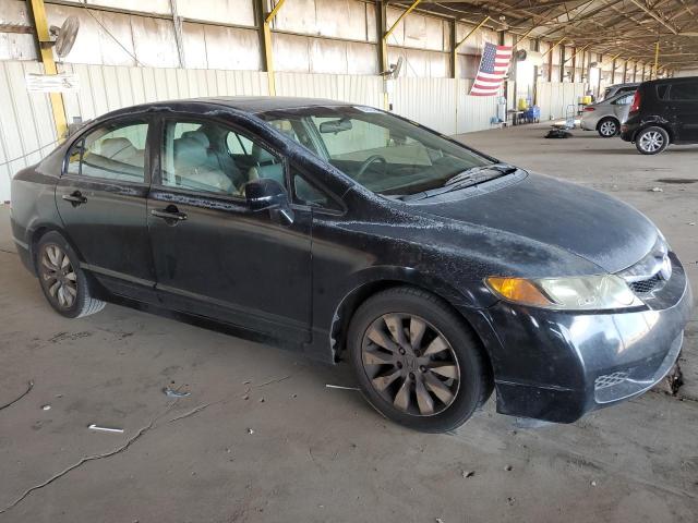 2HGFA1F91BH508917 - 2011 HONDA CIVIC EXL BLACK photo 4