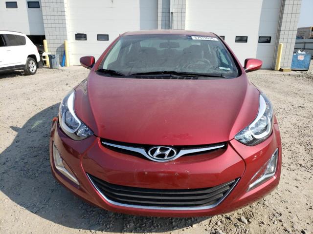 5NPDH4AE8FH592948 - 2015 HYUNDAI ELANTRA SE MAROON photo 5