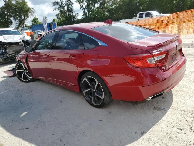 1HGCV1F36KA109504 - 2019 HONDA ACCORD SPORT Қызыл фото 2