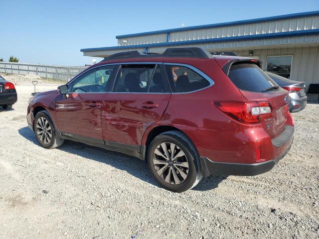 4S4BSBLCXF3283207 - 2015 SUBARU OUTBACK 2.5I LIMITED MAROON photo 2