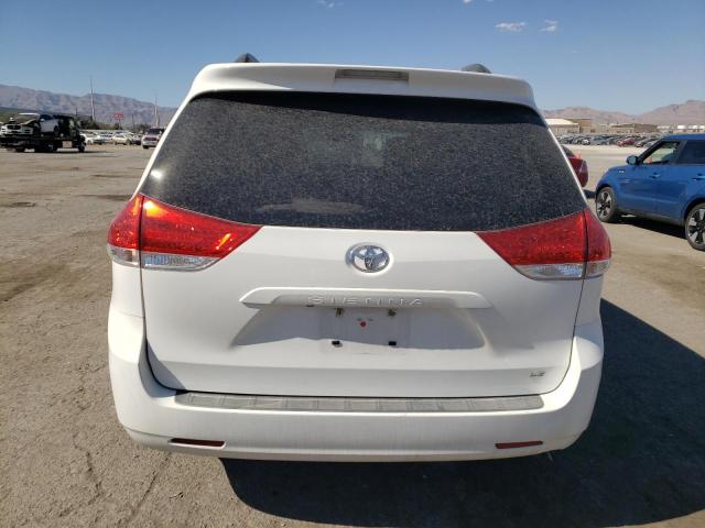 5TDKK3DC5ES438221 - 2014 TOYOTA SIENNA LE WHITE photo 6