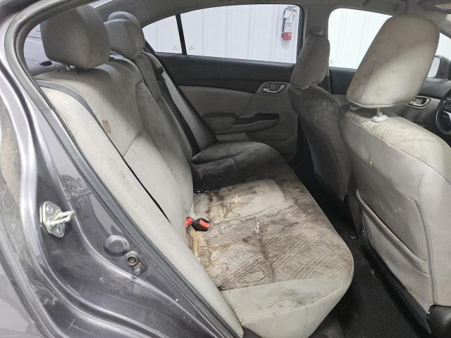 19XFB2F53EE053485 - 2014 HONDA CIVIC LX GRAY photo 10