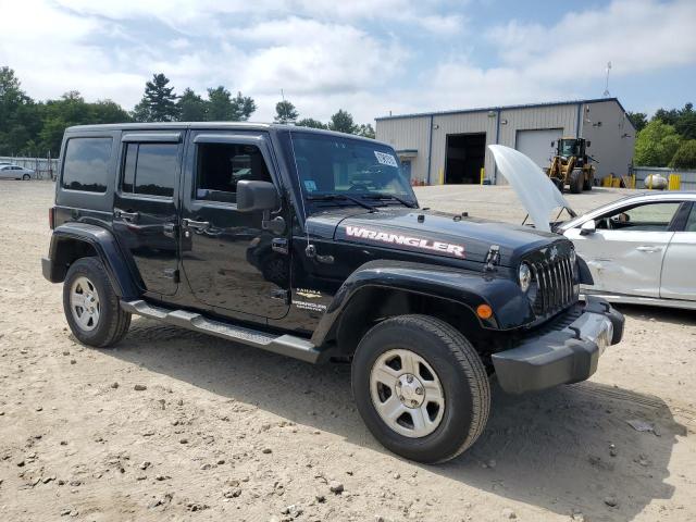 1C4BJWEG5EL141537 - 2014 JEEP WRANGLER U SAHARA BLACK photo 4