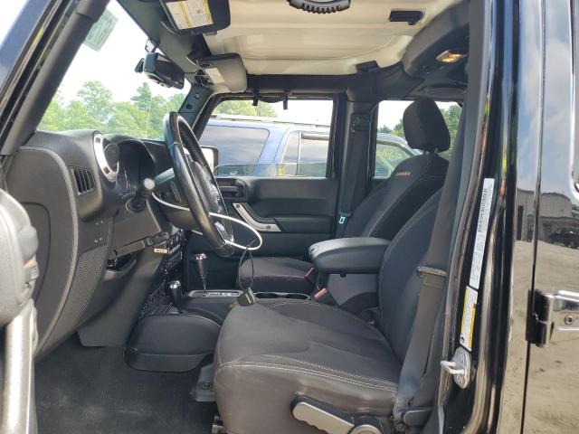 1C4BJWEG5EL141537 - 2014 JEEP WRANGLER U SAHARA BLACK photo 7