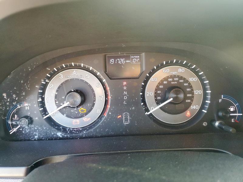 5FNRL5H65DB020837 - 2013 HONDA ODYSSEY EXL رمادي صورة 9