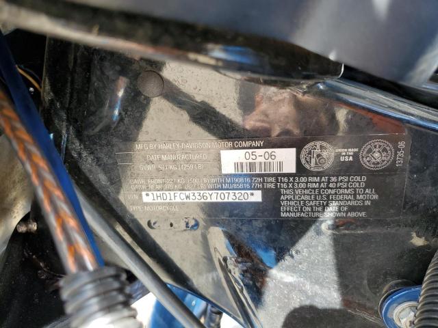 1HD1FCW336Y707320 - 2006 HARLEY-DAVIDSON FLHTCUI 蓝色 照片 8