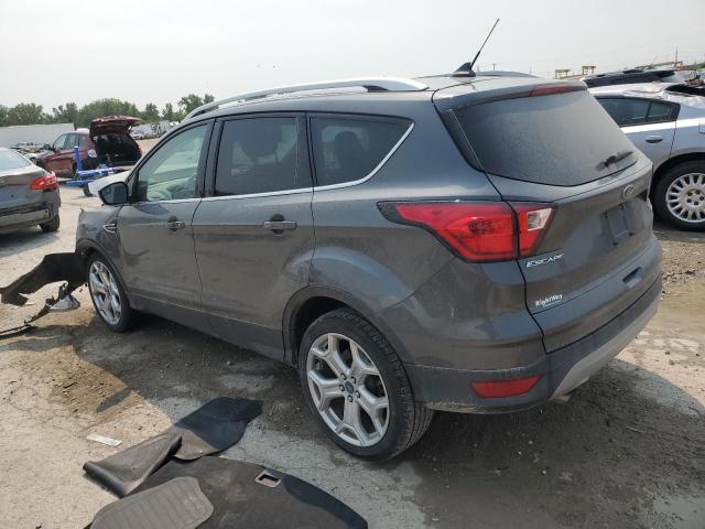1FMCU0J93KUA04209 - 2019 FORD ESCAPE TITANIUM ნაცრისფერი ფოტო 2
