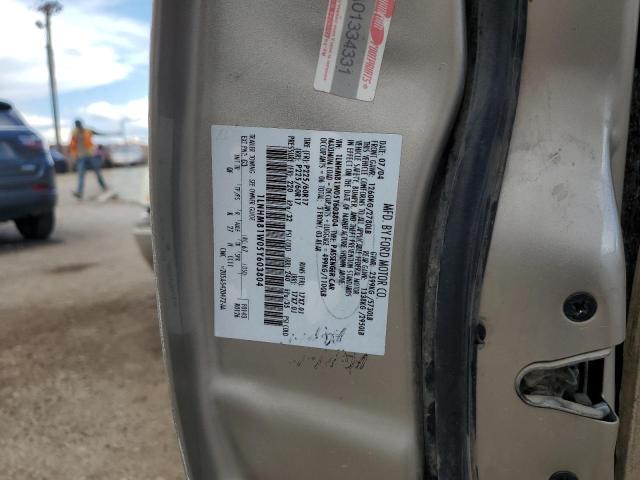 1LNHM81W05Y603804 - 2005 LINCOLN TOWN CAR SIGNATURE ოქროსფერი ფოტო 12