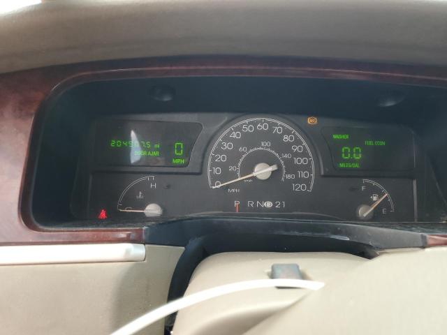 1LNHM81W05Y603804 - 2005 LINCOLN TOWN CAR SIGNATURE ოქროსფერი ფოტო 9