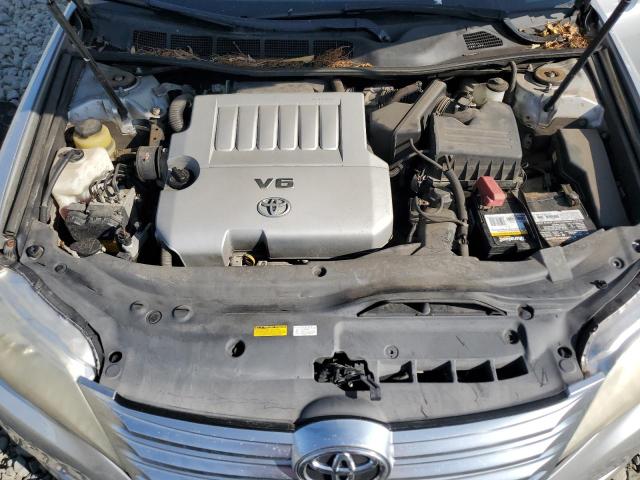 4T1BK3DB9BU374744 - 2011 TOYOTA AVALON BASE SILVER photo 11