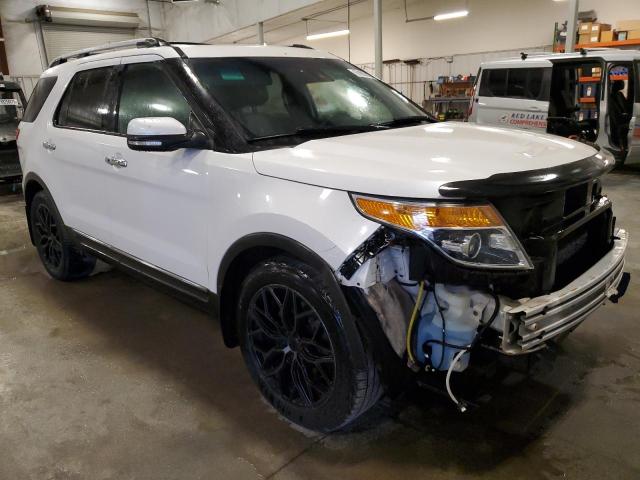 1FM5K7F83EGC35847 - 2014 FORD EXPLORER LIMITED WHITE photo 4