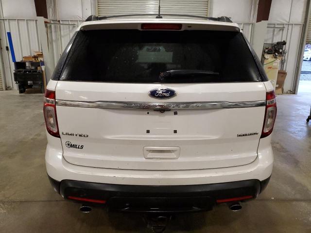 1FM5K7F83EGC35847 - 2014 FORD EXPLORER LIMITED WHITE photo 6