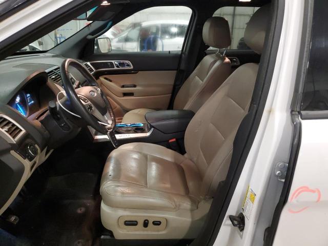 1FM5K7F83EGC35847 - 2014 FORD EXPLORER LIMITED WHITE photo 7