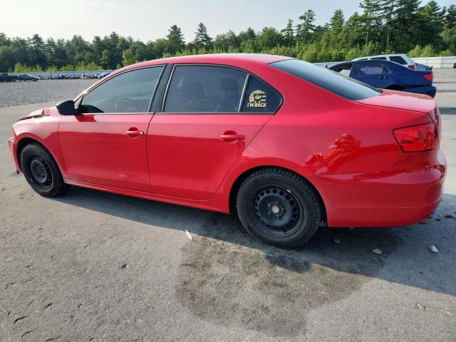3VW1K7AJ9EM401076 - 2014 VOLKSWAGEN JETTA BASE RED photo 2