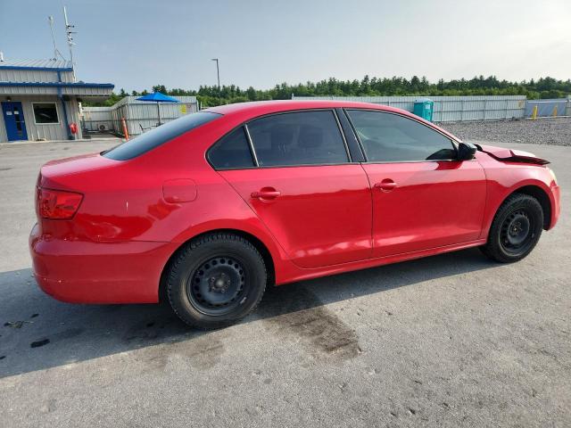 3VW1K7AJ9EM401076 - 2014 VOLKSWAGEN JETTA BASE RED photo 3