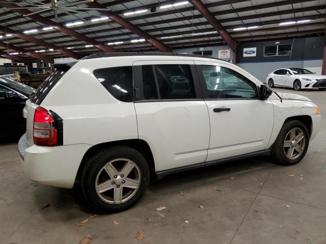 1J8FT47W77D212084 - 2007 JEEP COMPASS WHITE photo 3