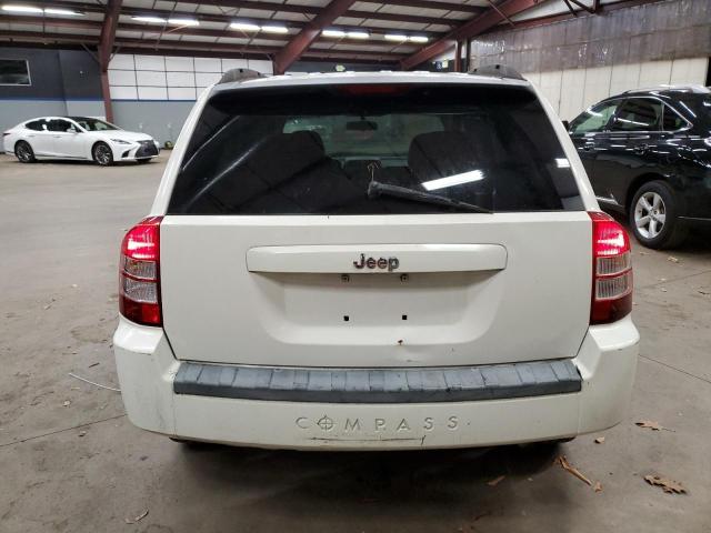 1J8FT47W77D212084 - 2007 JEEP COMPASS WHITE photo 6