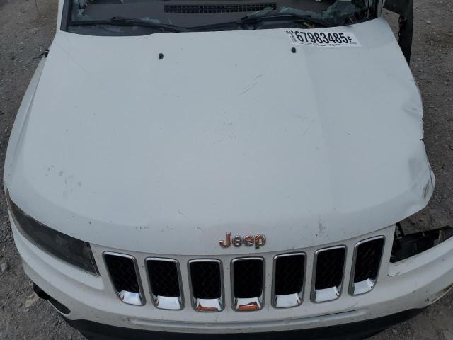 1C4NJDBBXED858567 - 2014 JEEP COMPASS SPORT WHITE photo 12