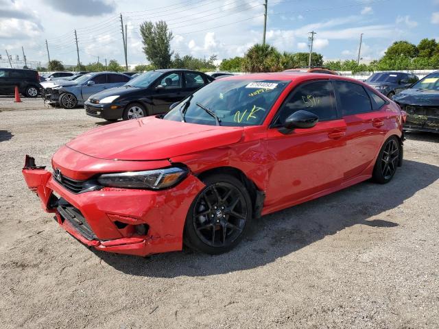 2HGFE2F53PH525457 - 2023 HONDA CIVIC SPORT 红色 照片 1