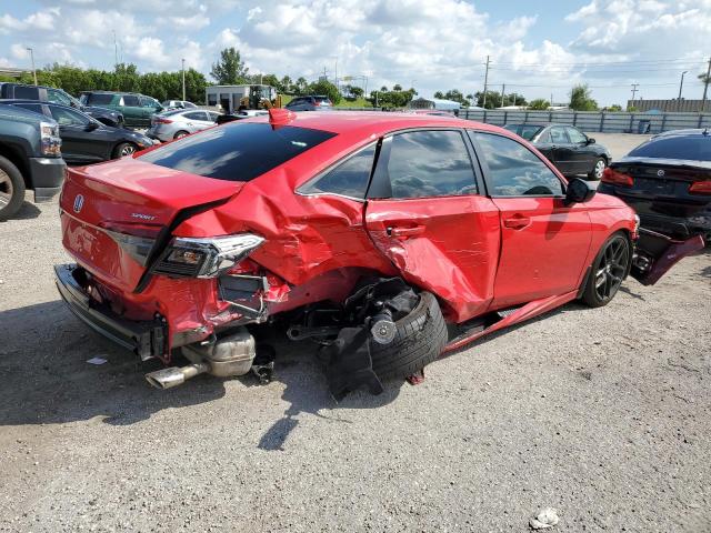 2HGFE2F53PH525457 - 2023 HONDA CIVIC SPORT 红色 照片 3