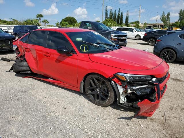 2HGFE2F53PH525457 - 2023 HONDA CIVIC SPORT 红色 照片 4