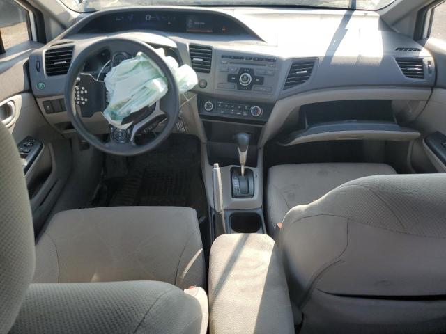 2HGFB2F4XCH061108 - 2012 HONDA CIVIC LX SILVER photo 8