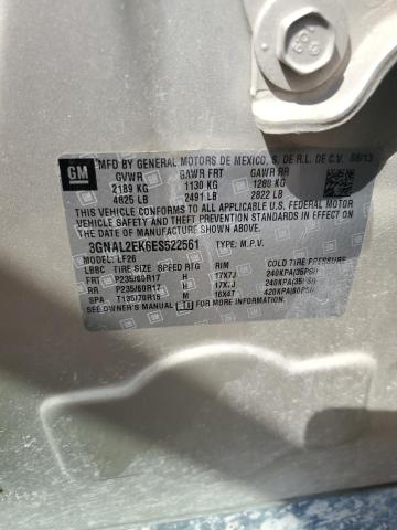 3GNAL2EK6ES522561 - 2014 CHEVROLET CAPTIVA LS 棕色 照片 13