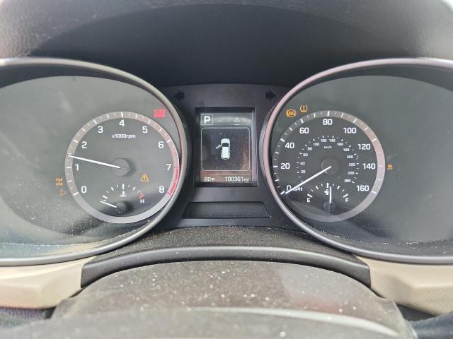 5NMZTDLB5HH020856 - 2017 HYUNDAI SANTA FE S BLACK photo 9