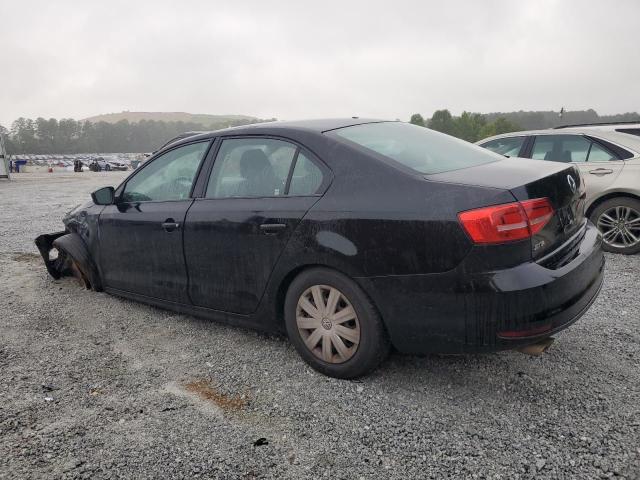 3VW2K7AJ5FM287101 - 2015 VOLKSWAGEN JETTA BASE BLACK photo 2