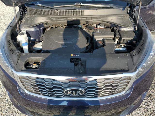 5XYPH4A50KG599651 - 2019 KIA SORENTO EX BLUE photo 12