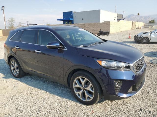 5XYPH4A50KG599651 - 2019 KIA SORENTO EX BLUE photo 4