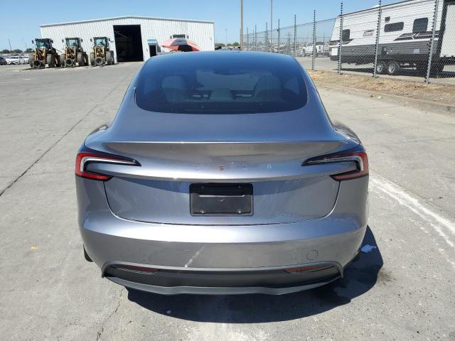 5YJ3E1EA5SF911998 - 2025 TESLA MODEL 3 GRAY photo 6