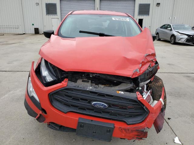 MAJ3S2FEXMC438329 - 2021 FORD ECOSPORT S RED photo 5