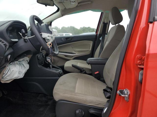 MAJ3S2FEXMC438329 - 2021 FORD ECOSPORT S RED photo 7