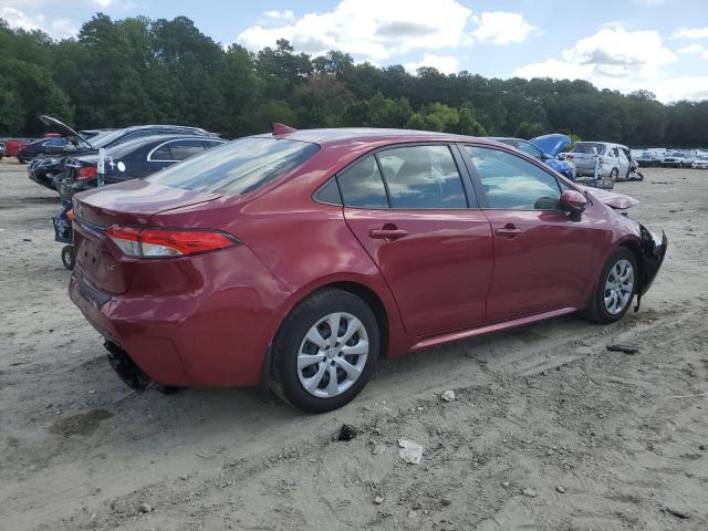 JTDEPMAEXNJ215664 - 2022 TOYOTA COROLLA LE BURGUNDY photo 3
