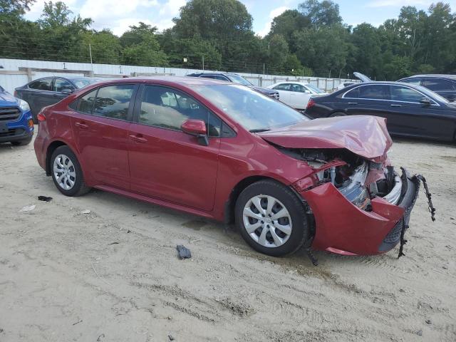 JTDEPMAEXNJ215664 - 2022 TOYOTA COROLLA LE BURGUNDY photo 4