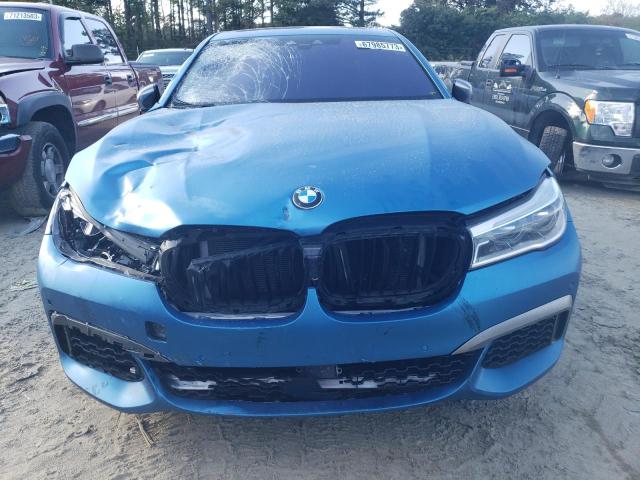 WBA7H6C51JG614711 - 2018 BMW M760 XI BLUE photo 5