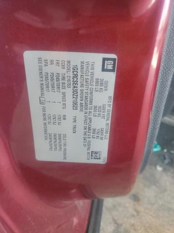 1GCRCSEA3DZ210623 - 2013 CHEVROLET SILVERADO C1500 LT BURGUNDY photo 12