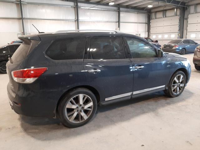 5N1AR2MM9DC670990 - 2013 NISSAN PATHFINDER S 蓝色 照片 3