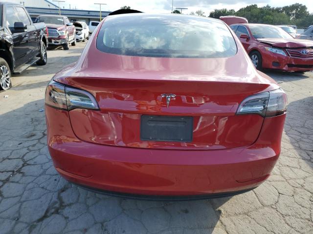 5YJ3E1EB6NF191060 - 2022 TESLA MODEL 3 AW RED photo 6