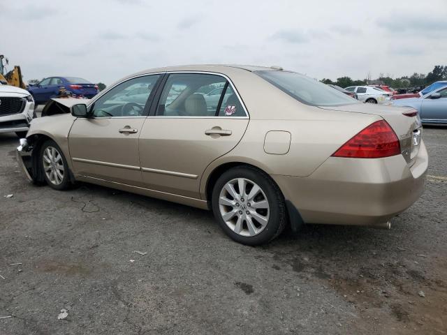 1HGCM66587A078426 - 2007 HONDA ACCORD EX BEIGE photo 2