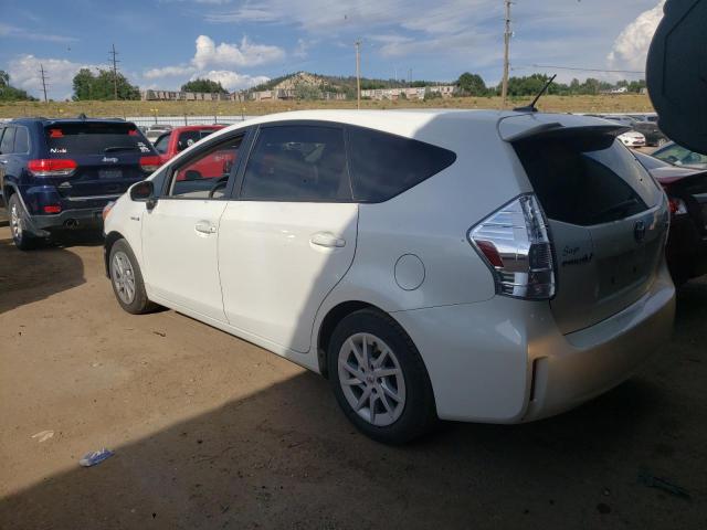 JTDZN3EU2E3312350 - 2014 TOYOTA PRIUS V WHITE photo 2