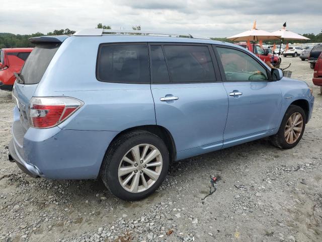 JTEEW41A192035257 - 2009 TOYOTA HIGHLANDER HYBRID BLUE photo 3