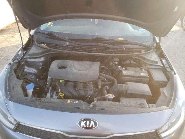 3KPA24AB7KE158500 - 2019 KIA RIO S GRAY photo 11